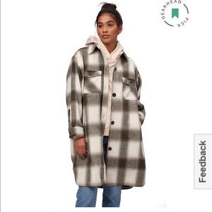 Basin + Range wool/polyester Shirt/Jacket Coat - size M/L